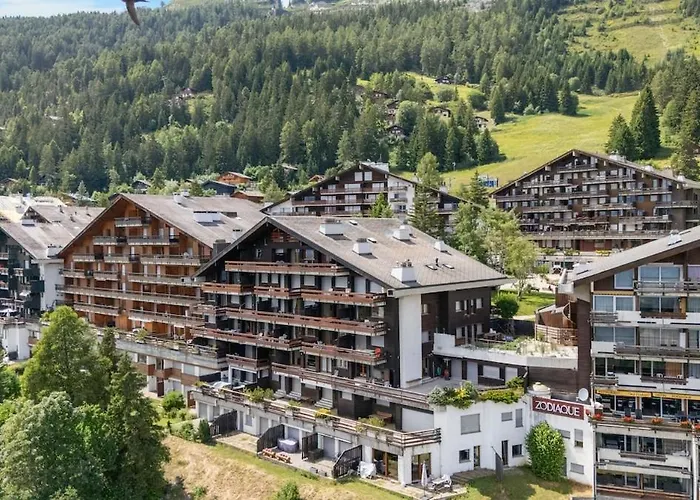 Apartment Avec Balcon & Vue Degagee, Centre Anzère
